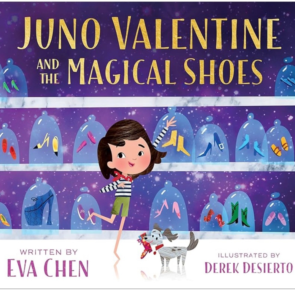 NWT Juno Valentine and the Magical Shoes, Hard cover book. Age: 4-6 Yrs.